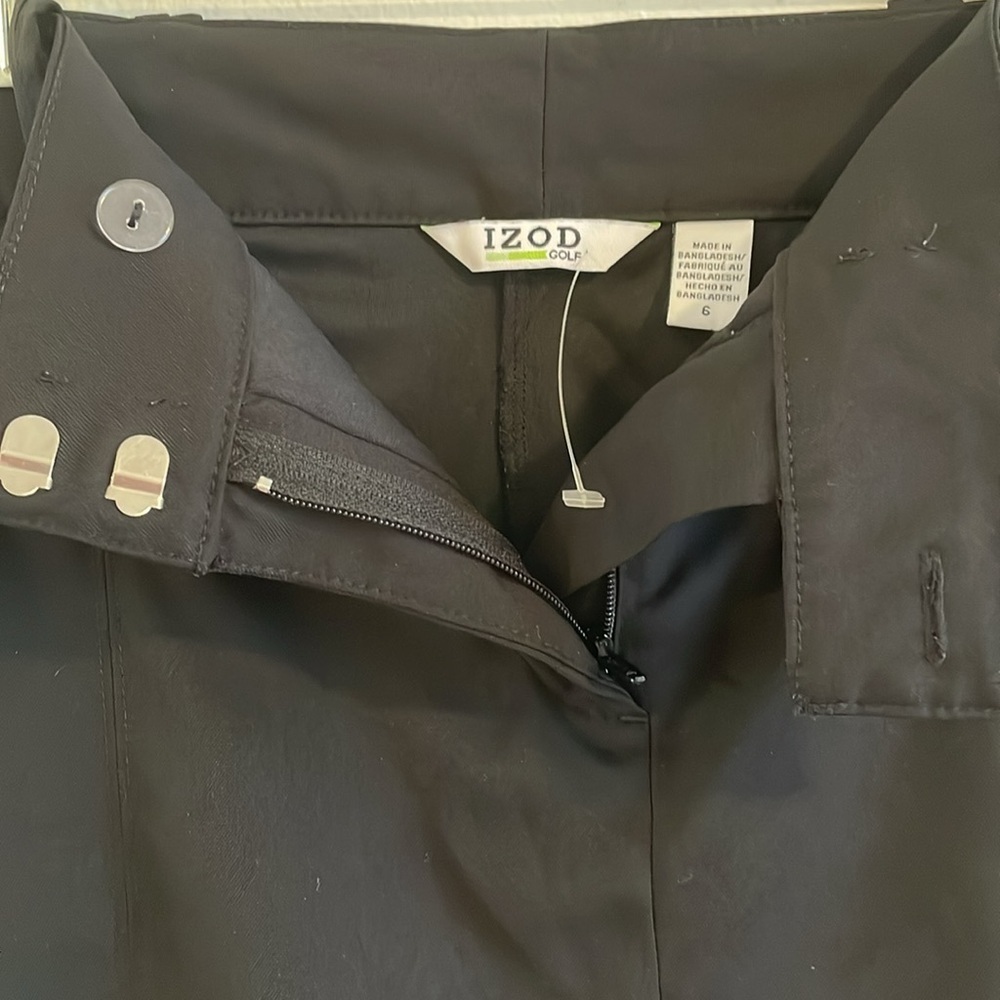 Izod Golf NWOT Women’s Black Skort Size 6 - Picture 5 of 9